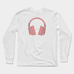 Pink headphones Long Sleeve T-Shirt